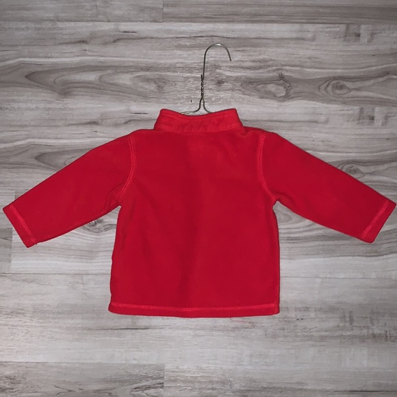 Jumping Beans red 1/4 zip pullover VGUC 18M - Picture 2 of 2
